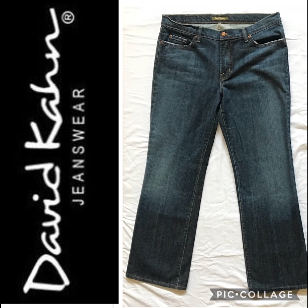 DAVID KAHN JEANSWEAR WOMENS STRAIGHT LEG JEANS